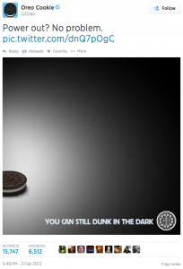 Oreo's deliciously clever Tweet during nationwide Blackout